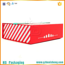 Luxury  red foldable cardboard gift box with magnetic closure