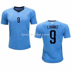 Customized Hot Sell New Model 2018 Uruguay National Team Soccer Jersey