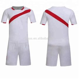 Cheap custom peru home white and red soccer jersey