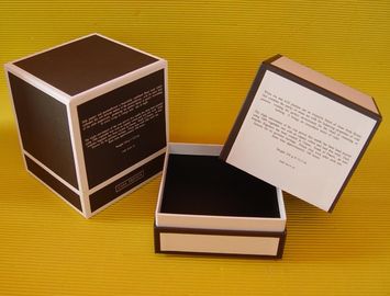 Cubic Paper / Cardboard Gift Boxes with Lids for Perfume, Bottole, Wine, Glass Packaging