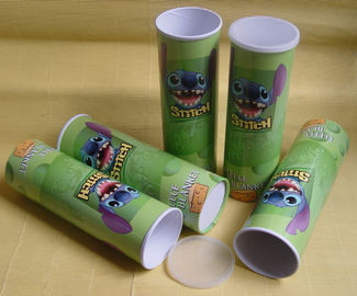 Food Grade Paper Tube Containers for Photo Chips, Poweder, Tea, Candy, Chocolate Packing