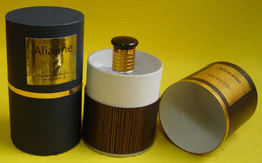Custom Small Cylinder Tubes Cardbaord Wine Packaging Box with Logo Printing