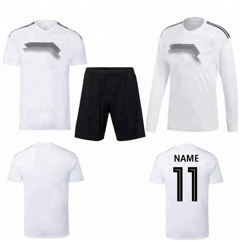 Custom new design 2018 germany national team soccer jerseys kids and adults