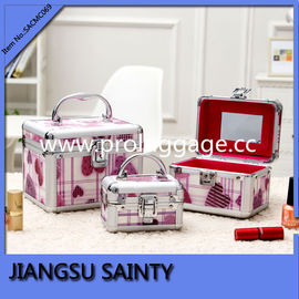 3 in 1 set heart printing cosmetic box makeup kit