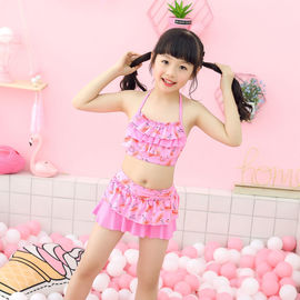 Baby Girls Two Pieces Bikini Set  Swimwear Beach Swimsuit Swimming Suit for Children