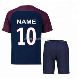 2018 2019 New season custom thai quality maillot de foot uniforme blue soccer jersey