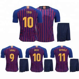 Hot sell popular design football club custom soccer uniform jersey set 2019 2020