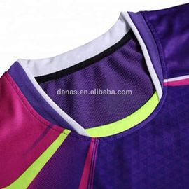 Latest football team uniform customized 100% polyester plain soccer jersey