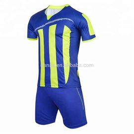 Sublimation Striped New Design Print Your Logo Team Blank Soccer Jersey Set