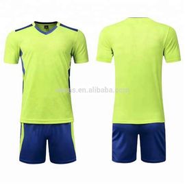 Custom Your Own Design Jersey Football With Name And Number Fluorescent Green Soccer Jersey