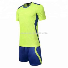 Custom Your Own Design Jersey Football With Name And Number Fluorescent Green Soccer Jersey