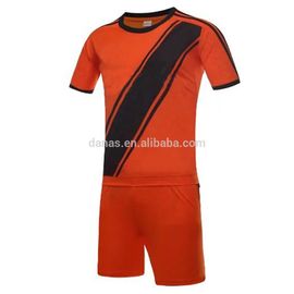 Wholesale sublimation river soccer jersey in stock plate orange futbol shirt