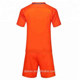 Sports Wear Custom Team Club Orange Soccer Jersey Kit