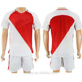 New model grade thailand quality white red jersey football soccer