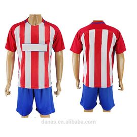 2016-2017 good quality quick dry 100% polyester club football jersey Soccer Uniform