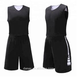 Sublimation blank custom logo basketball uniform design reversible jersey set