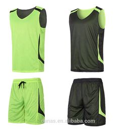 Cheap good quality custom reversible basketball uniform design 2019 chinese supplier