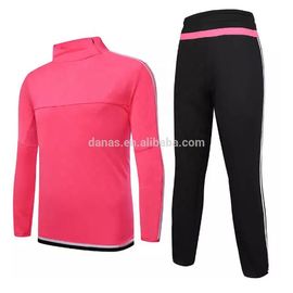 Embroidered Printing Soccer Jacket Top Quality Long Sleeve Football Warm Up Tracksuits