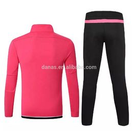 Embroidered Printing Soccer Jacket Top Quality Long Sleeve Football Warm Up Tracksuits