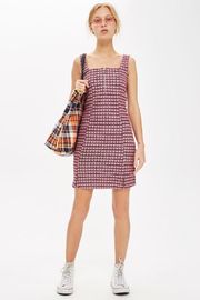 Gingham Women Dress Mini Summer Tank Dresses Ladies