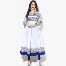 floral printed long sleeve pakistan nation dress