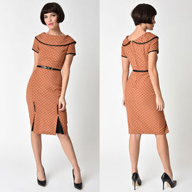 Women office length dress for work