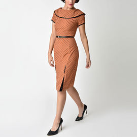 Women office length dress for work