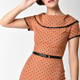 Women office length dress for work