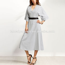 women new feeling back elegant midi dress