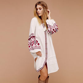 Women Embroidered Oversized Dress