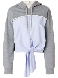 Custom Tie Front Hoodies Sweatshirts For Women