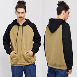 Winter Wholesale Men Cut And Sew Hooded Sweatshirt