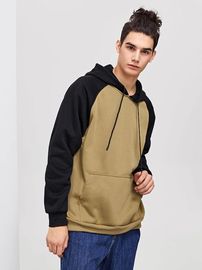 Winter Wholesale Men Cut And Sew Hooded Sweatshirt