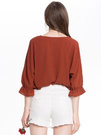 Ladies Top Fashion Plain Blouse