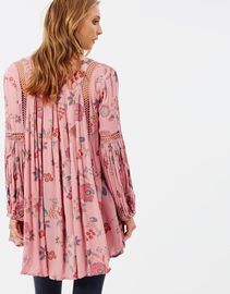 Boho Style Women Floral Printed Blouse