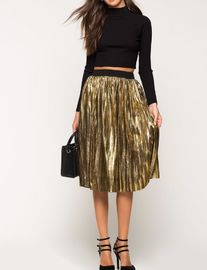 kee length high waist maxi skirt