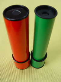 Colorful Cylinder Double Tube Children Telescope Paper Kaleidoscope Toy with Plastic Caps