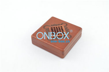 Matt Printed wooden velvet jewelry box for women bangle , solid wood coin collection boxes