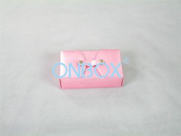 Pink Lovely Cardboard women jewelry packaging boxes with tray