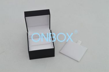 Jewellery small retail product packaging boxes , Plastic and leather female cosmetic box