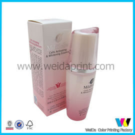 Pink Face Cream / Perfume / Facial Cleanser Packaging Box Support PMS / CMYK Printing