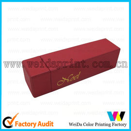 Long And Narrow Cardboard Paper Packaging Box with Custom Gold Logo Printing