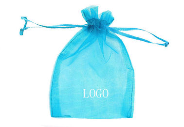 Organza Drawstring Gift Pouch Polyester Fabric Organza Sheer Bags