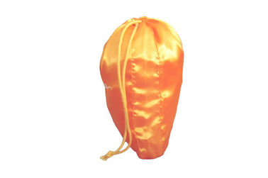 Royal Yellow Satin Drawstring Pouch Anti-Scratch For Advertisement