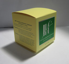 Square cosmetic box packaging, 2-side printing foldable cosmetic boxes
