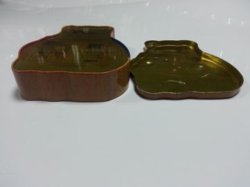 Custom Tin Candy Containers , Bear-Shaped Candy Packaging Box