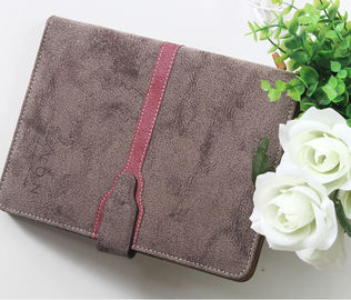 creative thick leather retro large loose-leaf notebook diary notepad business cute Korean