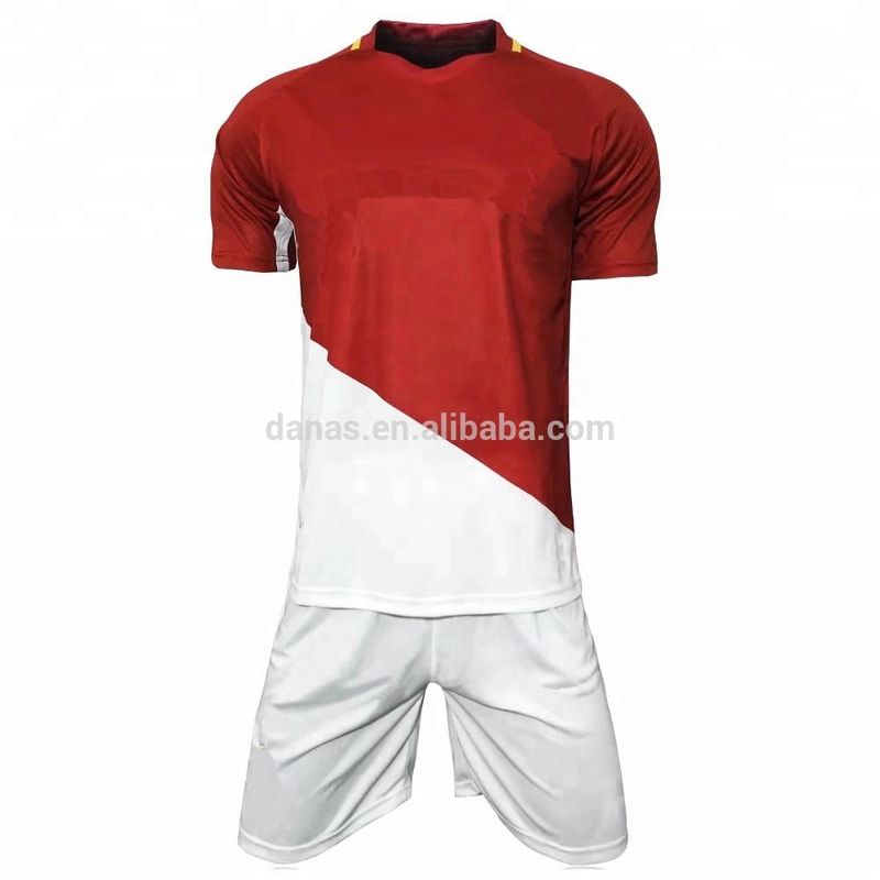 New Model Popular Club 2017-2018 Top Thai Quality White Red uniforme de futbol