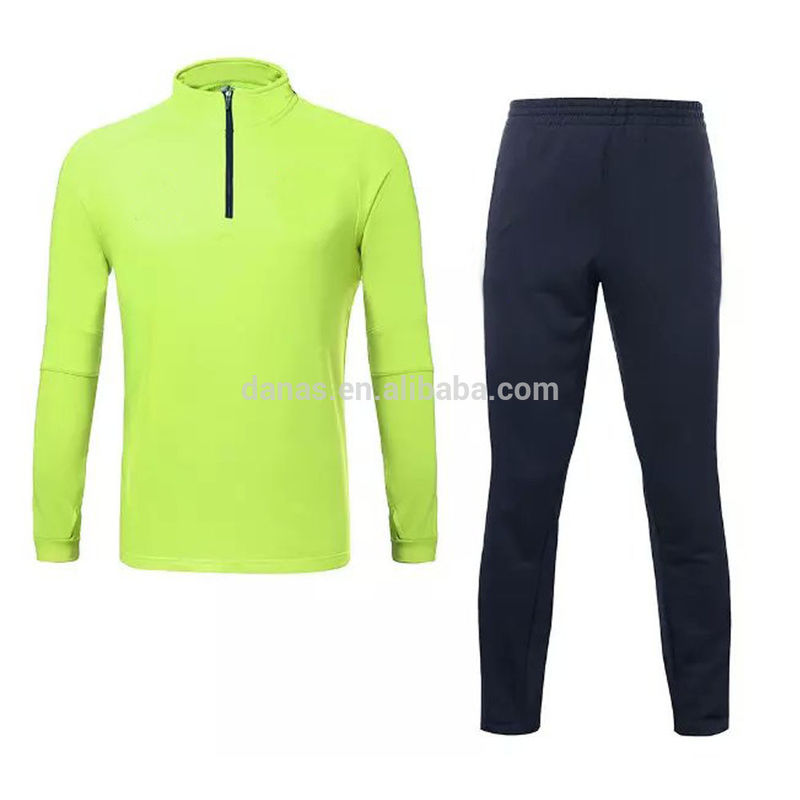 Wholesale Men Training Club Soccer Tracksuit Breathable Football Suit