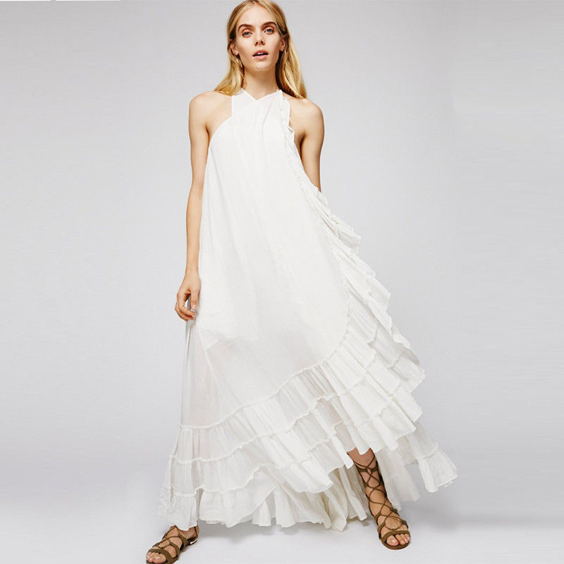 Ladies Boho Maxi Dress For Summer